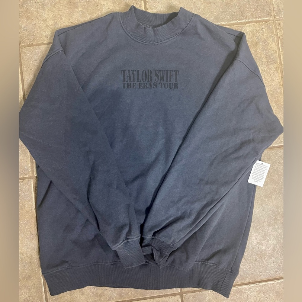Taylor Swift Eras Blue Crewneck Sz S (ORIGINAL US TOUR)